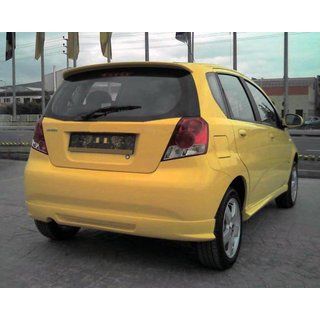 Aizmugurējā bampera uzlika (krāsošanai) Chevrolet Aveo T200 2002–2008 foto 2