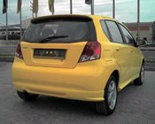 Chevrolet Aveo T200 2002–2008 Aizmugurējā bampera uzlika (krāsošanai) foto 2