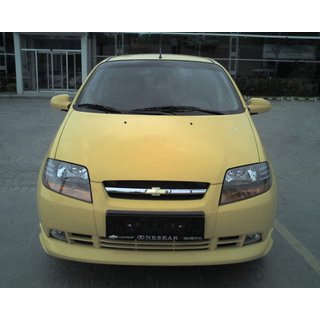 Priekšējā bampera uzlika (krāsošanai) Chevrolet Aveo T200 2002–2008 foto 1