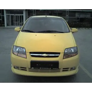 Priekšējā bampera uzlika (krāsošanai) Chevrolet Aveo T200 2002–2008 foto 1
