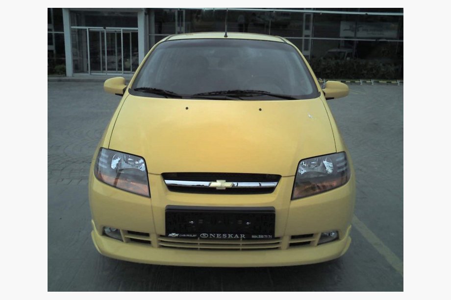Chevrolet Aveo T200 2002–2008 Priekšējā bampera uzlika (krāsošanai) Foto 1