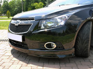 Chevrolet Cruze 2009–2015 Priekšējā bufera lūpas uzlika HB (Meliset, krāsošanai) foto 1