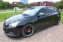 Chevrolet Cruze 2009–2015 Tūninga sliekšņi HB (Meliset, krāsošanai) foto 1