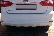 Ford Focus III 2011–2017 Aizmugurējā bufera uzlika Sedan 2011-2015 (krāsošanai) foto 2