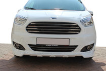 Ford Courier 2014–2023 Priekšējais bufera lūpas spoileris (2014-2017, krāsošanai) foto 1
