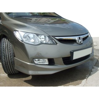 Priekšējā bampera lūpas uzlika 2006-2009 (krāsošanai) Honda Civic Sedan VIII 2006–2011 foto 1