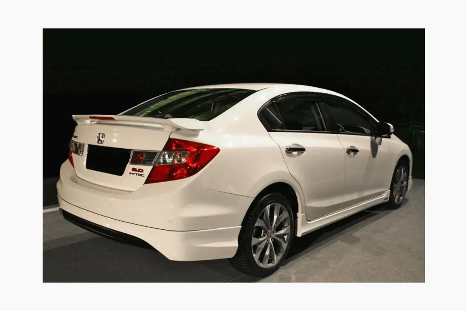Honda Civic Sedan IX 2011–2016 Isikli spoilers krāsošanai Image