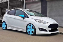 Ford Fiesta 2008–2017 Priekšējā bampera lūpas uzlika 2013-2017 (krāsošanai) foto 1