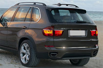 BMW X5 E70 2007–2013 Bagāžnieka malas uzlika (nerūsējošais tērauds) foto 1