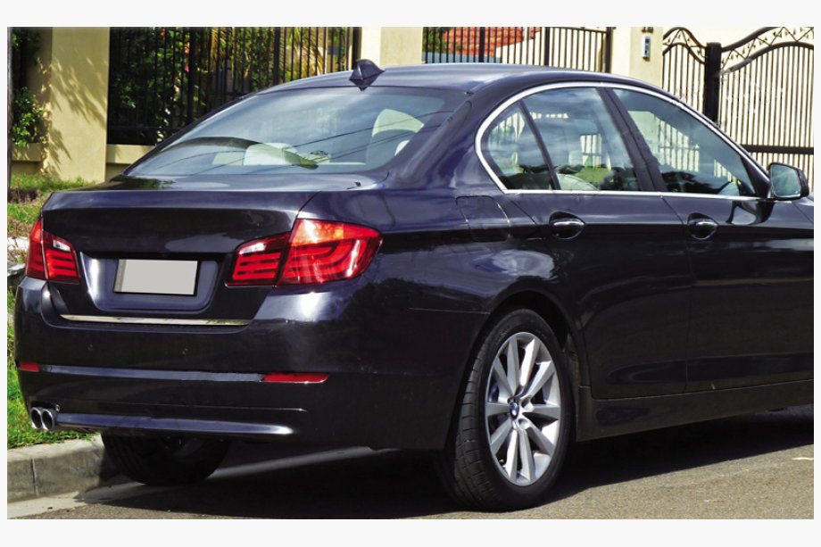 BMW 5. sērija F10/F11 2010–2016 Bagāžnieka malas uzlika (SD) (nerūsējošais tērauds) Carmos - turku teras Image