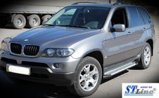 BMW X5 E53 1999–2006 Sānu sliekšņi King (2 gab., alumīnija) foto 3