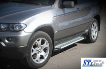 BMW X5 E53 1999–2006 Sānu sliekšņi King (2 gab., alumīnija) foto 2