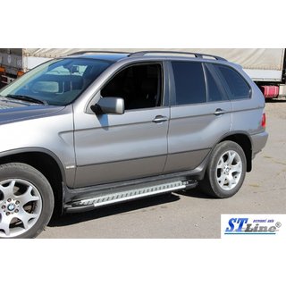 Sānu caurules Special (2 gab., nerūsējošais tērauds) BMW X5 E53 1999–2006 foto 4