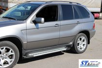 BMW X5 E53 1999–2006 Sānu sliekšņi King (2 gab., alumīnija) foto 4