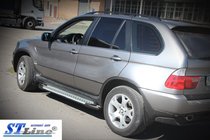 BMW X5 E53 1999–2006 Sānu sliekšņi King (2 gab., alumīnija) foto 5