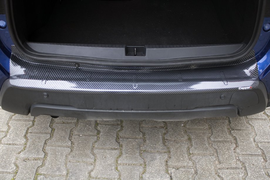 Renault Duster 2018–2024 Aizmugurējā bampera uzlika EuroCap (ABS, karbona imitācija) Image