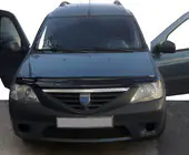 Renault Logan I 2008–2013 Motora pārsega deflektors (EuroCap) foto 2