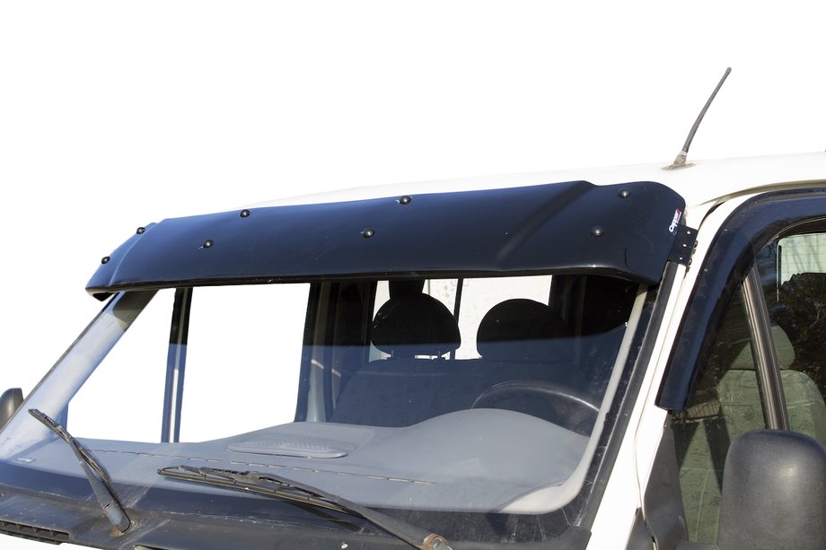 Ford Transit 1991–2000 Vējstikla vizieris (melns spīdīgs, 5 mm) Image