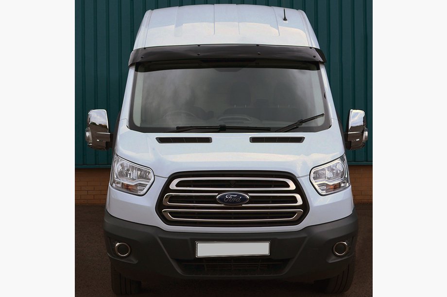 Ford Transit 2014– Vējstikla vizieris (melns spīdīgs, 5 mm) Image