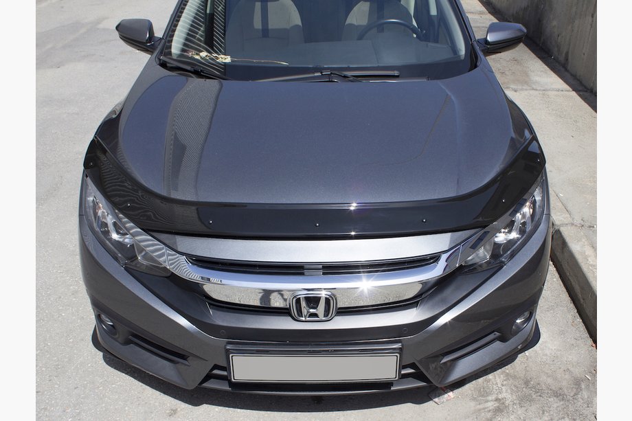 Honda Civic Sedans X 2016–2021 Motora pārsega deflektors (EuroCap) Image