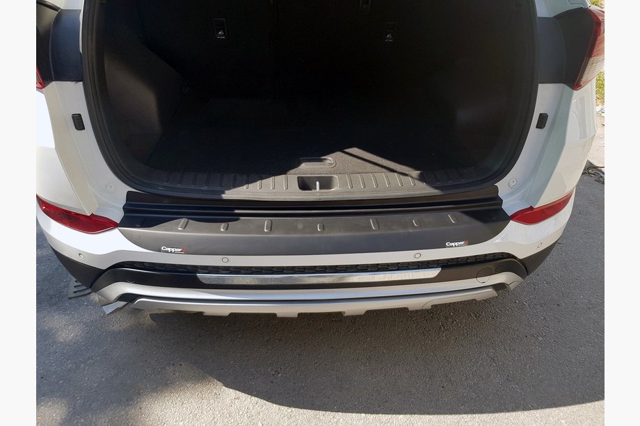Hyundai Tucson TL 2016–2021 Aizmugurējā bufera difuzora uzlika EuroCap 2016-2018 (ABS) Image
