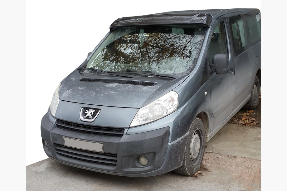 Fiat Scudo 2007–2015 Vējstikla vizieris (melns spīdīgs, 5 mm) Image