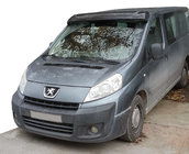 Fiat Scudo 2007–2015 Vējstikla vizieris (melns spīdīgs, 5 mm) foto 1