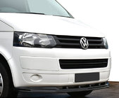 Volkswagen T5 2010–2015 Priekšējā bampera lūpas spoilers (ABS) foto 2