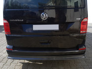 Volkswagen T6 2015–2024 Aizmugurējās lūpas uzlika karbon izskatā (ABS) foto 1