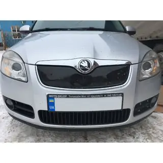 Ziemas pārsegs radiatora režģim (2007-2010, augšējais) Skoda Roomster 2006–2015 foto 1