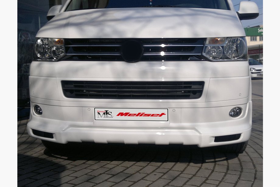 Volkswagen T5 2010–2015 Priekšējā bufera lūpas uzlika Sport 2 (krāsošanai) Image