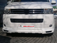 Volkswagen T5 2010–2015 Priekšējā bufera lūpas uzlika Sport 2 (krāsošanai) foto 1