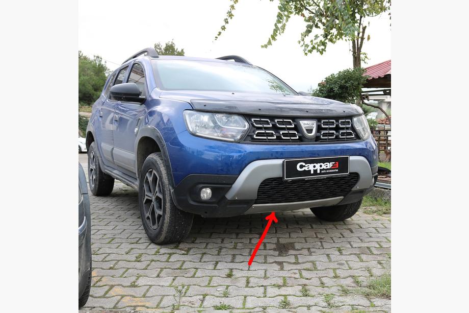 Dacia Duster 2018–2024 Priekšējā bampera apakšējā uzlika (ABS, pelēka) Image