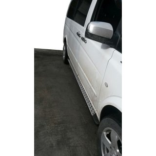 Sānu sliekšņi Dot-line (2 gab., alumīnijs) Mercedes Viano 2004–2014