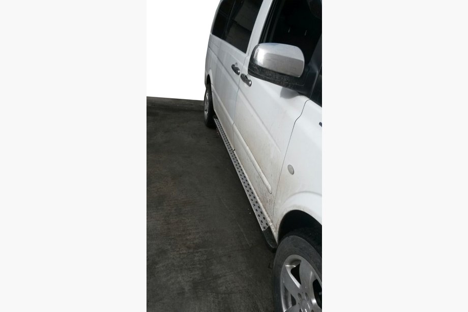 Mercedes Vito W639 2004–2014 Sānu sliekšņi Dot-line (2 gab., alumīnijs) Image