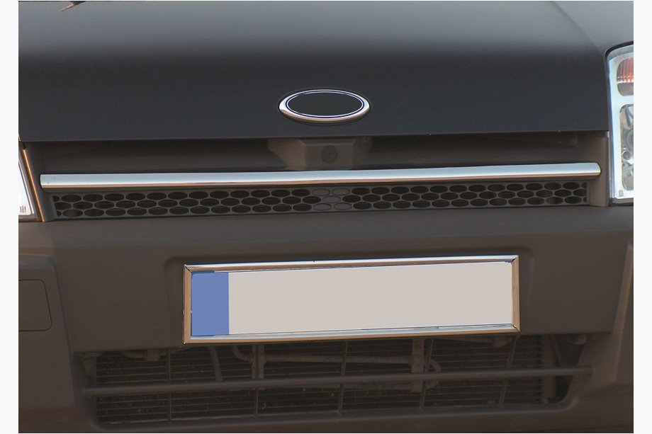 Ford Connect 2002–2006 Radiatora režģa uzlika (1 gab., nerūsējošais tērauds) OmsaLine – itāļu nerūsējošais tērauds Image
