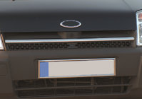 Ford Connect 2002–2006 Radiatora režģa uzlika (1 gab., nerūsējošais tērauds) OmsaLine – itāļu nerūsējošais tērauds foto 1