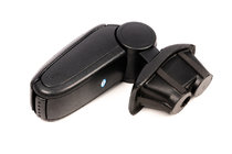 Peugeot 208 2012–2019 Roku balsts (melns) foto 1