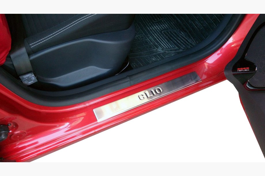 Renault Clio IV 2012–2019 OmsaLine sliekšņu uzlikas (4 gab., nerūsējošais tērauds) Foto 1