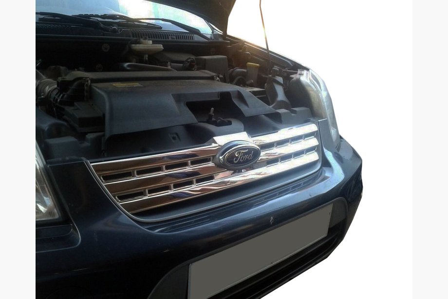 Ford Connect 2010–2013 Priekšējā režģa uzlikas (nerūsējošais tērauds) Carmos - turku teras Image