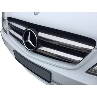Priekšējā režģa uzlikas 2010-2015 (nerūsējošais tērauds) Mercedes Vito W639 2004–2014 foto 1