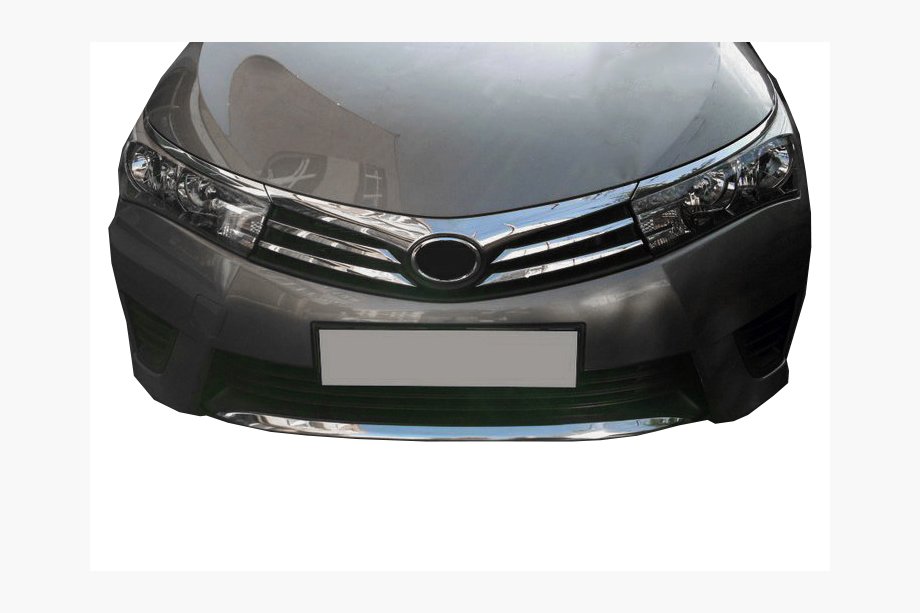 Toyota Corolla 2013–2019 Bampera restes uzlikas (2013-2016, nerūsējošais tērauds) Image