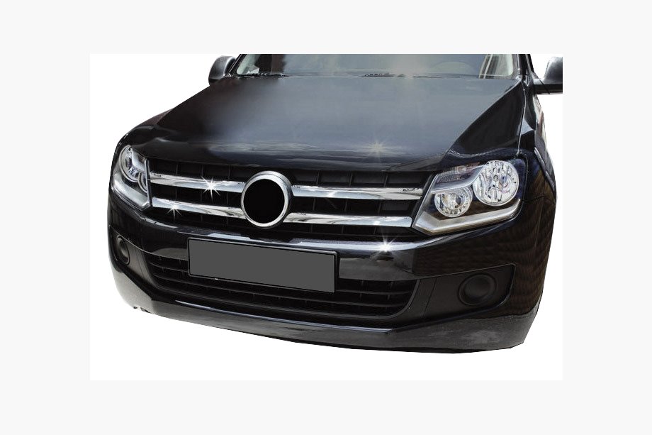 Volkswagen Amarok 2010–2022 Priekšējās restes uzlikas 2010-2016 (platas līstes, 4 gab., nerūsējošais tērauds) Image