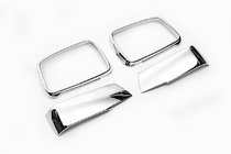 Kia Sportage 2004–2010 Spoguļu apmales un augšējā uzlika (plastmasa) foto 4