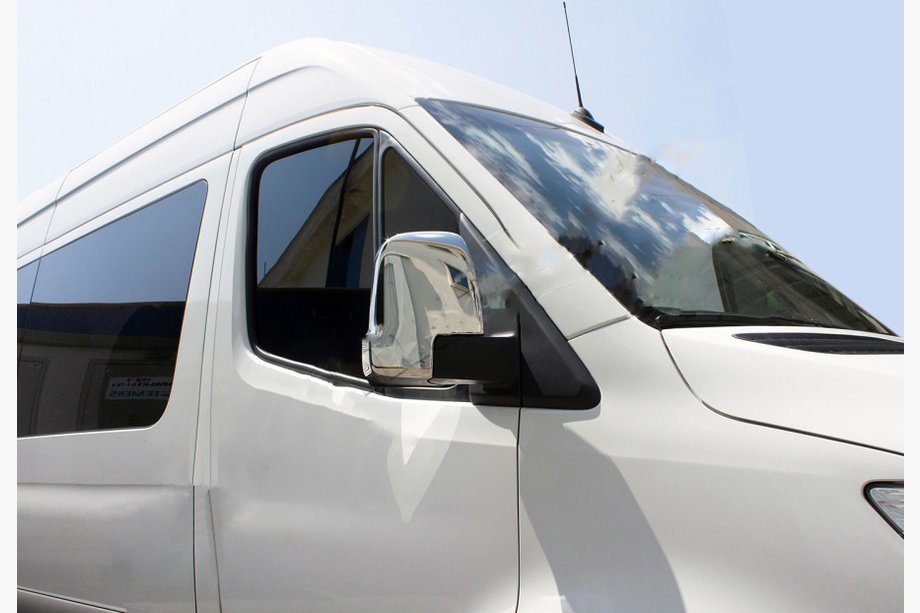 Mercedes Sprinter W907/W910 2018– Spoguļu uzlikas (2 gab., nerūsējošais tērauds) OmsaLine – itāļu nerūsējošais tērauds Image