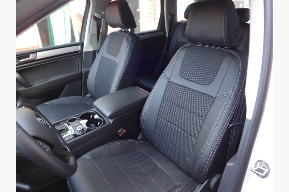 Volkswagen Touareg 2010–2018 Oriģinālie sēdekļu pārvalki SoyuzAuto Dynamic Image