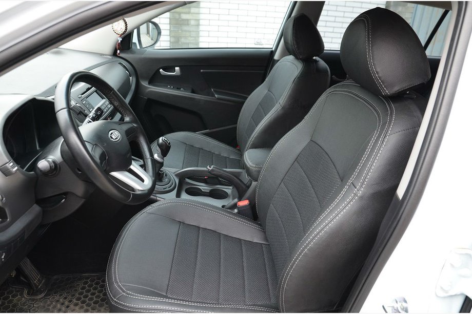 Kia Sportage 2010–2015 Modelim piemēroti sēdekļu pārvalki SoyuzAuto Dynamic Image