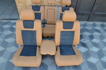 Toyota Land Cruiser 100 1998–2007 Autosēdekļu pārvalki (dermātins + Alcantara, Elite) foto 2