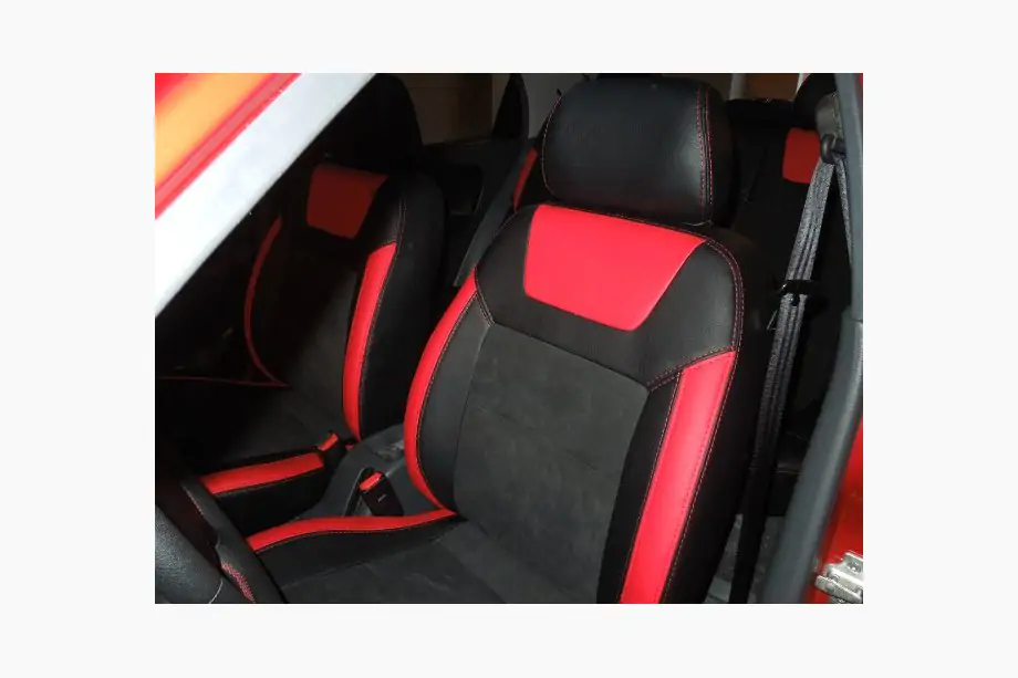 Daewoo Lanos 1998–2017 Modelim pielāgoti sēdekļu pārvalki Brothers Leather Style Image
