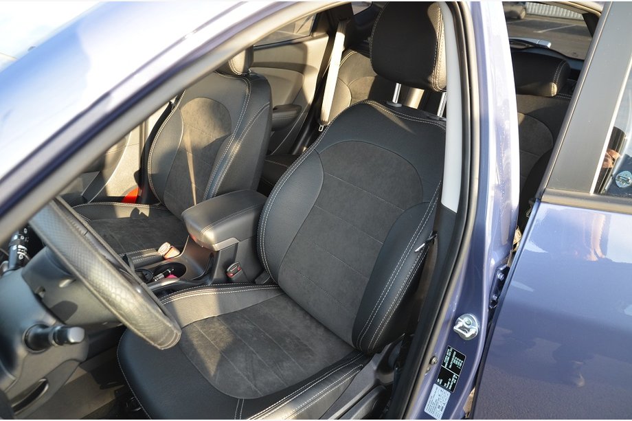 Hyundai IX-35 2010–2015 Autosēdekļu pārvalki SoyuzAuto Leather-style Image
